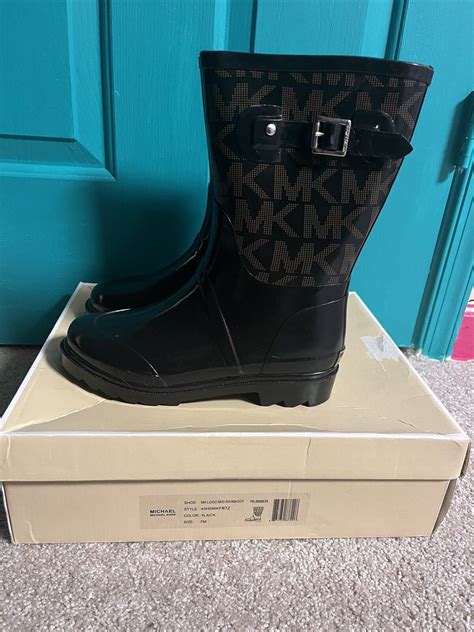 Michael Michael Kors MK Logo Rain Boots 